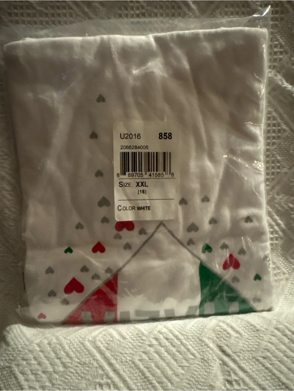 The Children's Place White 'Italia' Graphic Tee with Red & Green Accents